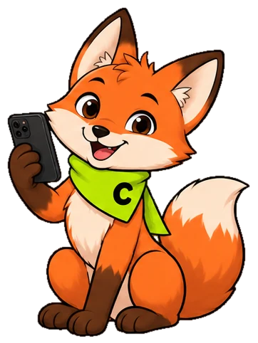Milo holding his phone
